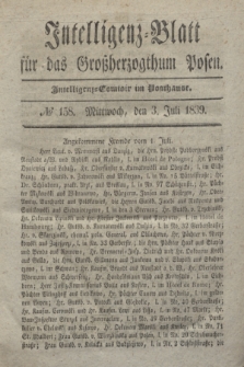 Intelligenz-Blatt für das Großherzogthum Posen. 1839, № 158 (3 Juli)