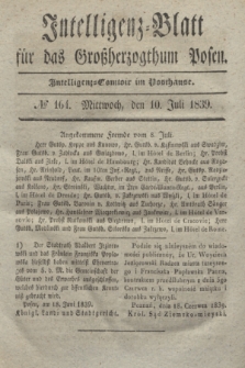 Intelligenz-Blatt für das Großherzogthum Posen. 1839, № 164 (10 Juli)