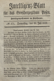 Intelligenz-Blatt für das Großherzogthum Posen. 1839, № 171 (18 Juli)