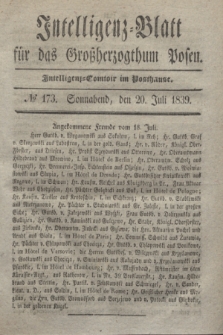 Intelligenz-Blatt für das Großherzogthum Posen. 1839, № 173 (20 Juli)