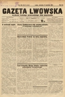 Gazeta Lwowska. 1934, nr 88
