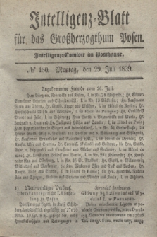 Intelligenz-Blatt für das Großherzogthum Posen. 1839, № 180 (29 Juli) + dod.
