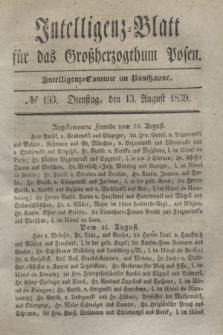 Intelligenz-Blatt für das Großherzogthum Posen. 1839, № 193 (13 August)
