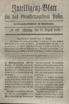 Intelligenz-Blatt für das Großherzogthum Posen. 1839, № 198 (19 August)