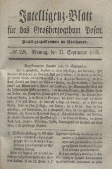 Intelligenz-Blatt für das Großherzogthum Posen. 1839, № 228 (23 September) + dod.