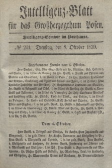 Intelligenz-Blatt für das Großherzogthum Posen. 1839, № 241 (8 Oktober)