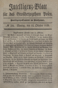 Intelligenz-Blatt für das Großherzogthum Posen. 1839, № 246 (14 Oktober)