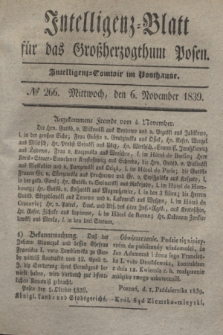 Intelligenz-Blatt für das Großherzogthum Posen. 1839, № 266 (6 November)