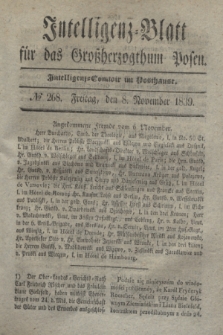 Intelligenz-Blatt für das Großherzogthum Posen. 1839, № 268 (8 November)