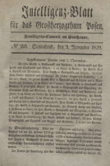 Intelligenz-Blatt für das Großherzogthum Posen. 1839, № 269 (9 November)