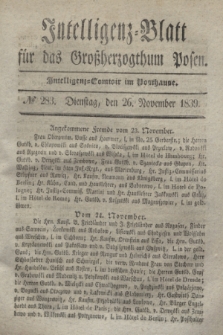 Intelligenz-Blatt für das Großherzogthum Posen. 1839, № 283 (26 November)