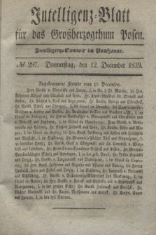 Intelligenz-Blatt für das Großherzogthum Posen. 1839, № 297 (12 December)