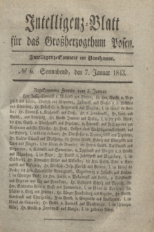 Intelligenz-Blatt für das Großherzogthum Posen. 1843, № 6 (7 Januar)