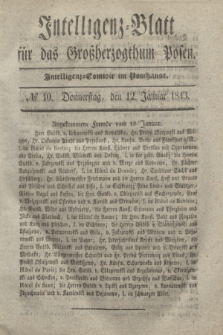 Intelligenz-Blatt für das Großherzogthum Posen. 1843, № 10 (12 Januar)