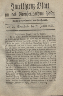 Intelligenz-Blatt für das Großherzogthum Posen. 1843, № 24 (28 Januar)