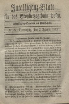 Intelligenz-Blatt für das Großherzogthum Posen. 1843, № 28 (2 Februar)