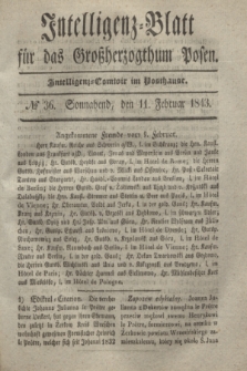 Intelligenz-Blatt für das Großherzogthum Posen. 1843, № 36 (11 Februar)