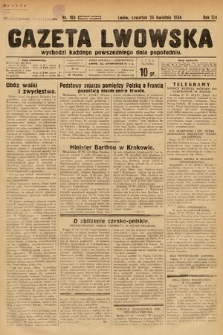 Gazeta Lwowska. 1934, nr 103