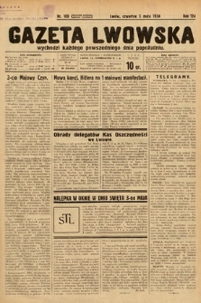 Gazeta Lwowska. 1934, nr 109