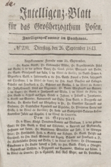 Intelligenz-Blatt für das Großherzogthum Posen. 1843, № 230 (26 September) + dod.