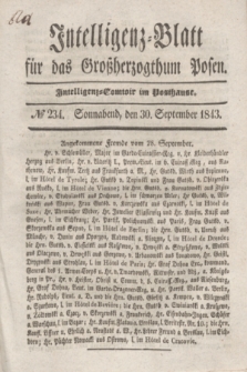 Intelligenz-Blatt für das Großherzogthum Posen. 1843, № 234 (30 September) + dod.