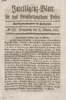 Intelligenz-Blatt für das Großherzogthum Posen. 1843, № 252 (21 Oktober)