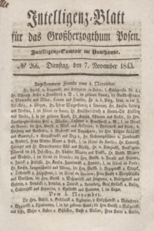 Intelligenz-Blatt für das Großherzogthum Posen. 1843, № 266 (7 November)