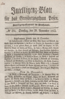 Intelligenz-Blatt für das Großherzogthum Posen. 1843, № 284 (28 November)