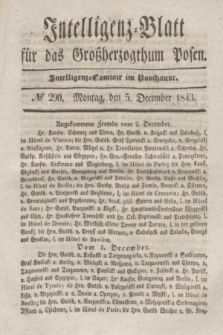 Intelligenz-Blatt für das Großherzogthum Posen. 1843, № 290 (5 December)