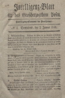 Intelligenz-Blatt für das Großherzogthum Posen. 1841, № 2 (2 Januar)