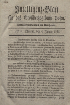 Intelligenz-Blatt für das Großherzogthum Posen. 1841, № 3 (4 Januar)