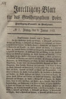 Intelligenz-Blatt für das Großherzogthum Posen. 1841, № 7 (8 Januar) + dod.