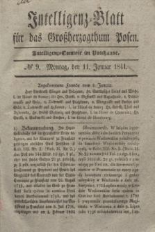 Intelligenz-Blatt für das Großherzogthum Posen. 1841, № 9 (11 Januar)