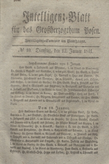 Intelligenz-Blatt für das Großherzogthum Posen. 1841, № 10 (12 Januar)