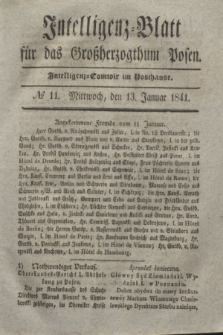 Intelligenz-Blatt für das Großherzogthum Posen. 1841, № 11 (13 Januar)