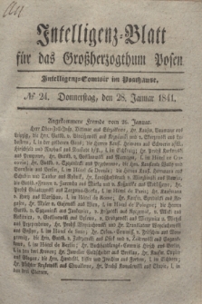 Intelligenz-Blatt für das Großherzogthum Posen. 1841, № 24 (28 Januar)