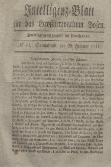 Intelligenz-Blatt für das Großherzogthum Posen. 1841, № 44 (20 Februar)