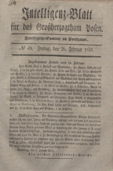 Intelligenz-Blatt für das Großherzogthum Posen. 1841, № 49 (26 Februar)