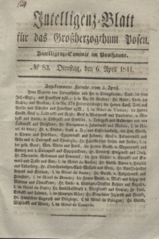 Intelligenz-Blatt für das Großherzogthum Posen. 1841, № 83 (6 April)