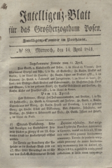 Intelligenz-Blatt für das Großherzogthum Posen. 1841, № 89 (14 April)