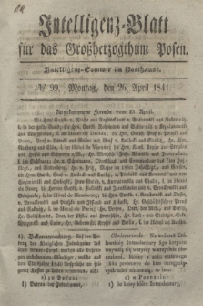 Intelligenz-Blatt für das Großherzogthum Posen. 1841, № 99 (26 April)