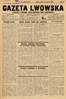 Gazeta Lwowska. 1934, nr 143