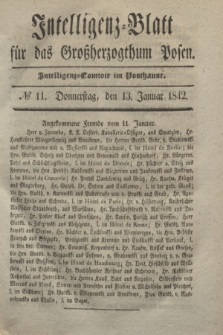 Intelligenz-Blatt für das Großherzogthum Posen. 1842, № 11 (13 Januar)