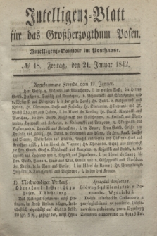 Intelligenz-Blatt für das Großherzogthum Posen. 1842, № 18 (21 Januar)