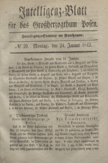 Intelligenz-Blatt für das Großherzogthum Posen. 1842, № 20 (24 Januar)