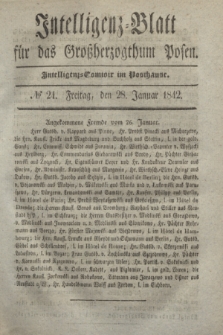 Intelligenz-Blatt für das Großherzogthum Posen. 1842, № 24 (28 Januar)