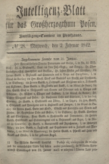 Intelligenz-Blatt für das Großherzogthum Posen. 1842, № 28 (2 Februar)