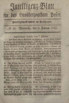 Intelligenz-Blatt für das Großherzogthum Posen. 1842, № 34 (9 Februar)