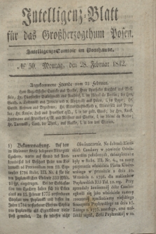 Intelligenz-Blatt für das Großherzogthum Posen. 1842, № 50 (28 Februar) + dod.