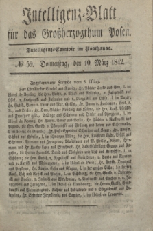 Intelligenz-Blatt für das Großherzogthum Posen. 1842, № 59 (10 März)
